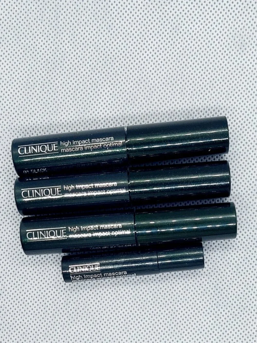 3 black Clinique High Impact Mascara +1 Bonus Mascara NEW